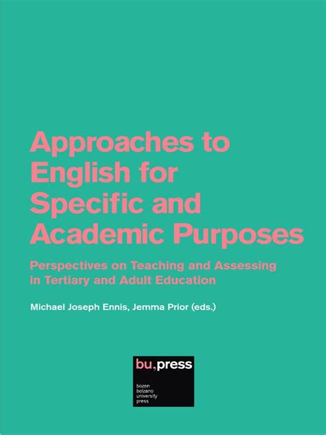 Approaches To English For Specific And Academic Purposes Pdf