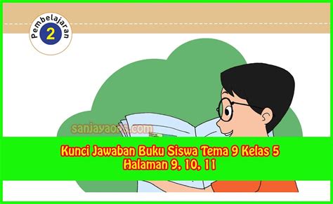 Kunci Jawaban Buku Siswa Tema Kelas Halaman Sanjayaops