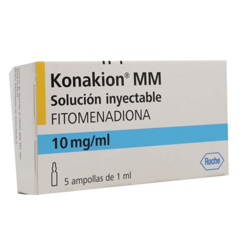 Konakion Mm Phytomenadione 10mg Ml Solution For Iv Injection 1ml 1s