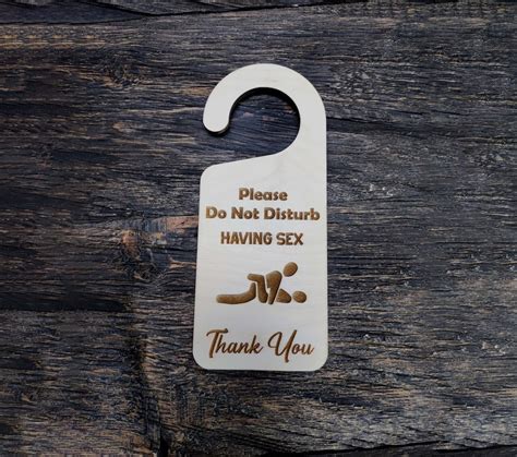 Having Sex Door Sign Do Not Disturb Wooden Door Sign Do Not Etsy