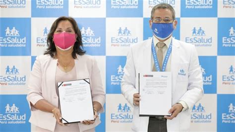 Midis Y Essalud Firman Convenio Para Promover Actividades De Salud A