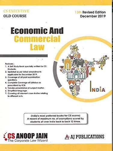 Buy Economic And Commercial Laws Old Syllabus Cs Executive Latest