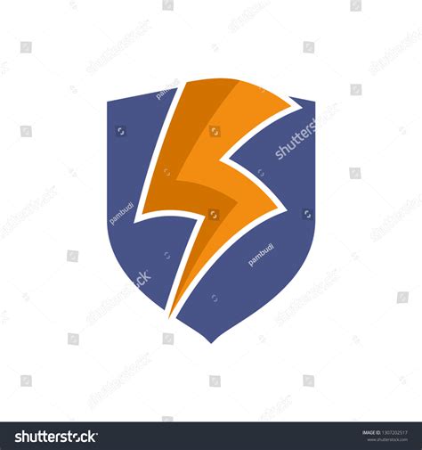 Lightning Bolt Vector Logo Template Stock Vector (Royalty Free ...