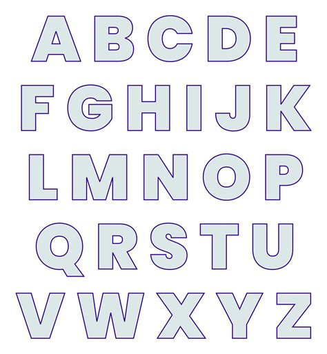 3 Inch Alphabet Letters - 10 Free PDF Printables | Printablee | Free ...