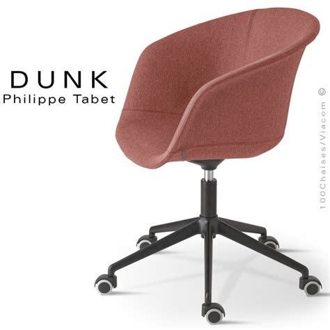 Fauteuil De Bureau Confort Dunk Pi Tement Aluminium Peint Ou Brillant