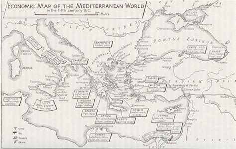 Map Ancient Mediterranean Economies