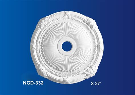 Gypsum Plaster Ceiling Rose Design And Model Ngd 332 Nova Gypsum Decoration