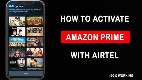 How To Activate Amazon Prime With Airtel In 2023 Amazon Prime