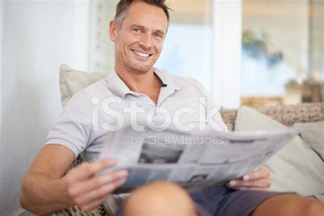 Getting Acquainted With Worldly Happenings Stock Photo – Royalty-Free ...