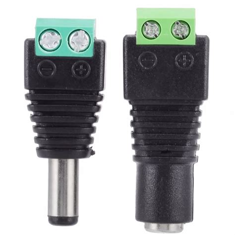 Buy Durable Male And Female Dc Power Plug Connectors For Led Strip Mayitr