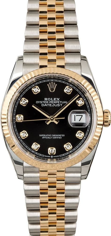 Rolex Datejust 126233 Black Diamond Dial