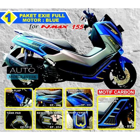 Jual PAKET FULL BODY PROTECTOR YAMAHA NMAX 155 AKSESORIS CARBON NMAX Di