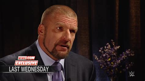 Triple H Comments On Sting Wwe App Exclusive February 9 2015 Wwe