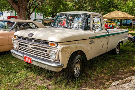 Ford F Custom Cab Camper Special Editorial Stock Photo Image