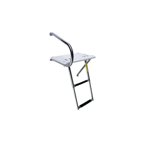 Garelick 2 Step Outboard Transom Platform And Telescoping Ladder Iboats