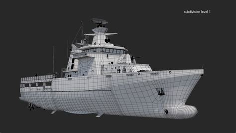 Modelo 3d Buque De Patrulla Lurssen OPV 80 TurboSquid 1782997