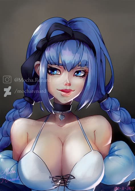 Gwen Portrait - League of Legends Fanart by MochaRenard on DeviantArt