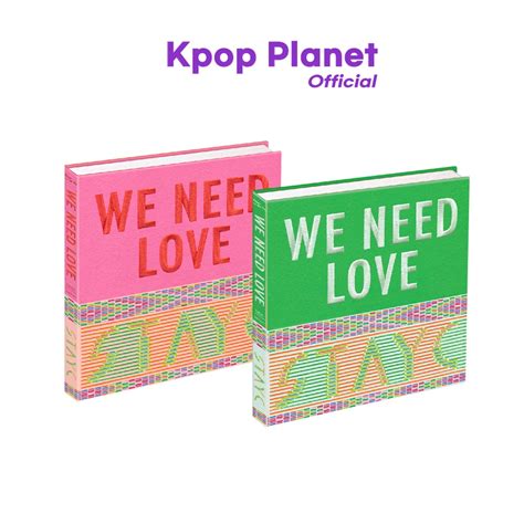 อลบม STAYC 3rd Single Album WE NEED LOVE Shopee Thailand