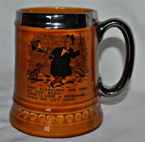 Vintage 1970 Unique Lord Nelson Pottery Beer Mug Drinking Stein England