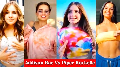 Addison Rae Vs Piper Rockelle Dances Compilation Trending Tik Tok