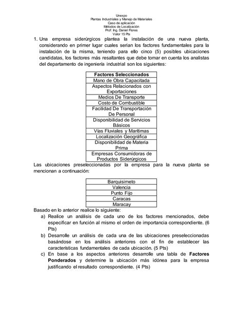 Caso De Aplicación Pdf