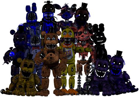 Withered Fnaf2 And Fnaf Jojo By Jacopofredbear On Deviantart