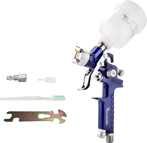 Throohills Professional Hvlp Spray Gun 0 8mm Nozzle Hvlp High Atomization Flow