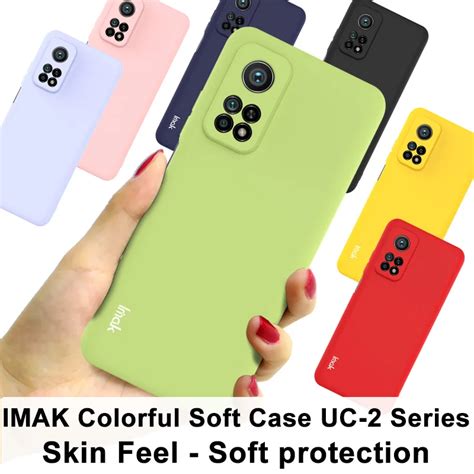 Imak Untuk Mi 10T Pro 5G Casing Silikon Lunak Casing Ponsel Untuk