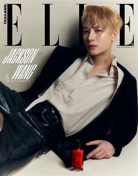 Jackson Wang Wang Jiaer Dalam Sampul Majalah Elle Thailand Edisi