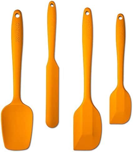 4 Piece Silicone Spatula Set Flexible Heat Resistant Non Scratch