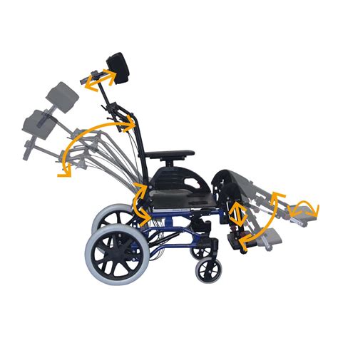 Passive Wheelchair Dynamic Base Alu Rehab Aps Outdoor Indoor