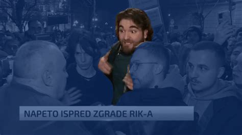 Ko Je Nikola Ristić Demonstrant Ispred Rik A čiju Fotografiju Iz Lične