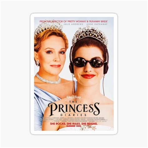 The Princess Diaries Sticker For Sale By Menonceey Redbubble