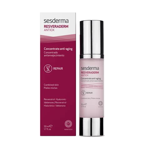 Resveraderm Antiox Concentrado Antienvejecimiento Biocare Per