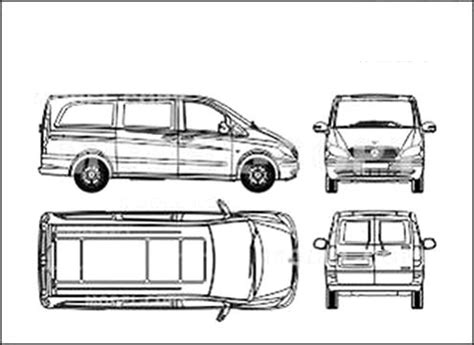 Mercedes Benz Vito Combi Long Version 2 Sliding Doors Rear Double