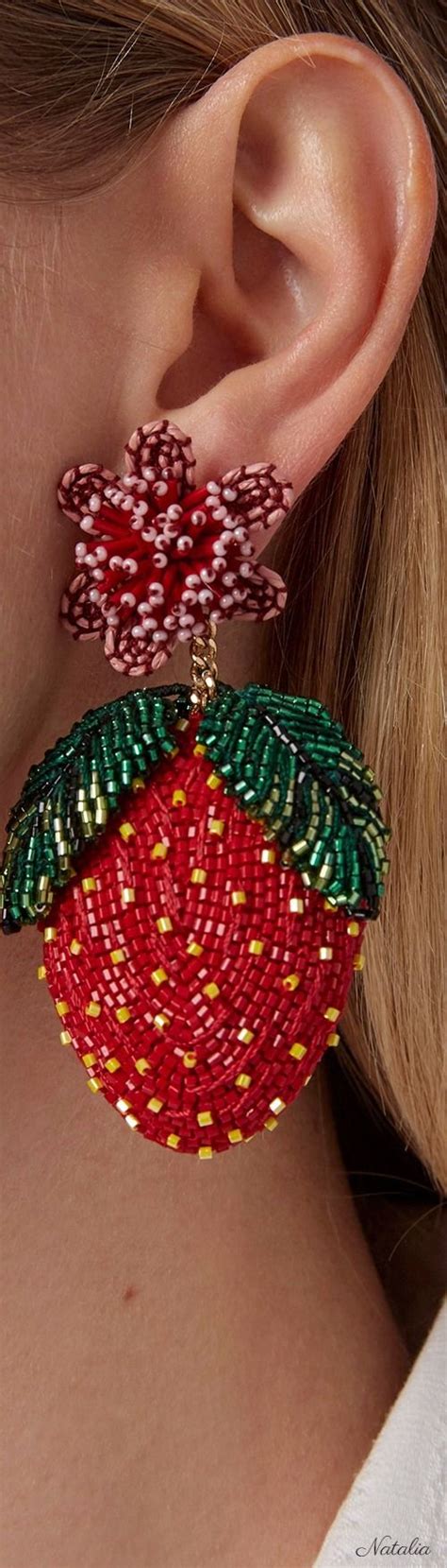 Pin By Kelley Hernandez On Tutti Frutti Glamour Crochet Earrings Red