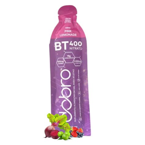 BT NITRATO GEL CAFEINA E CITRULINA 30g Dobro Sabor Pink Lemonade