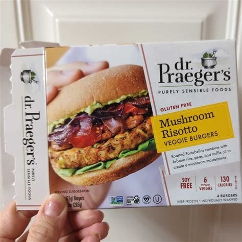 Dr Praeger S Mushroom Risotto Veggie Burgers Review Abillion