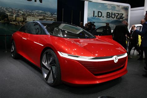 Volkswagen Id Vizzion Electric Sedan Unveiled At Geneva Auto Show