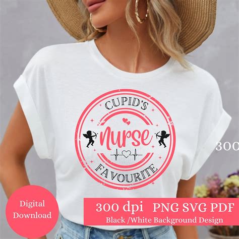 Cupid S Favourite Nurse Png Pdf Svg Digital Cut File Cricut Maker