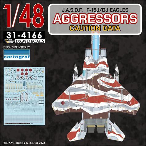 1 48 JASDF F 15J DJ Aggressors Generic Stencil Insignia Decals