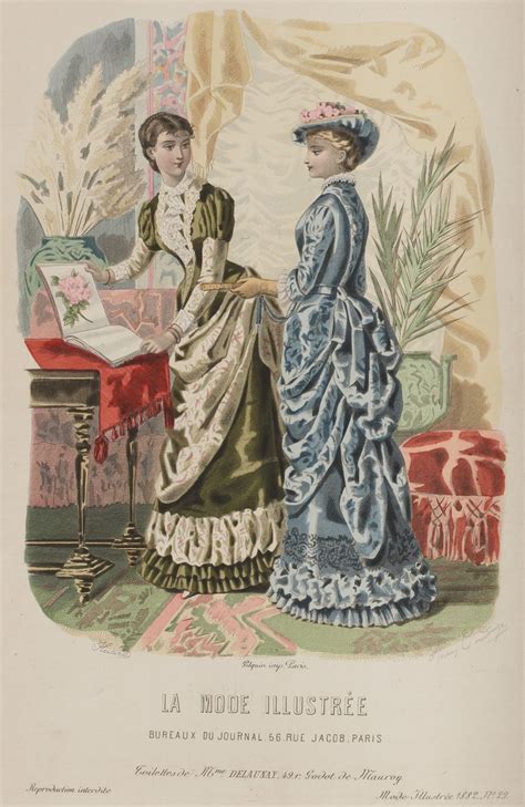 La Mode Illustr E S Fashion Victorian Fashion Vintage