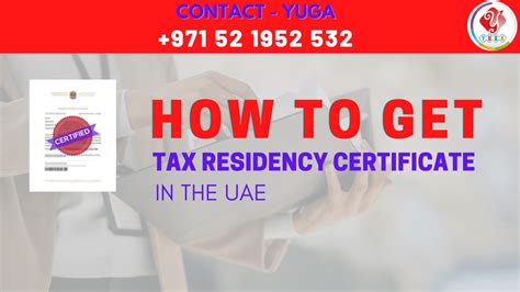 How To Get Tax Residency Certificate Trc Uae Yuga