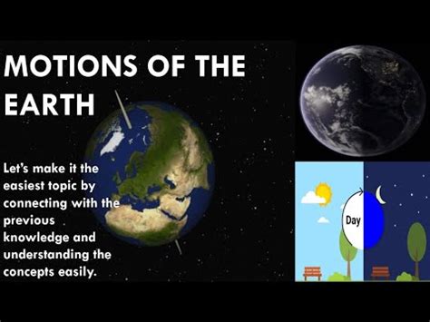 Motions Of The Earth Class 6 Geography YouTube