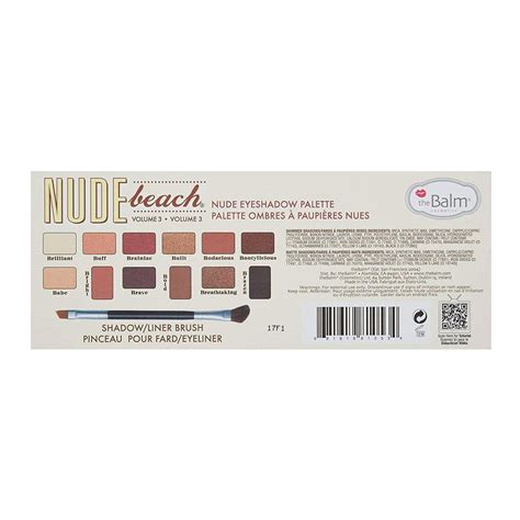 Order Thebalm Nude Beach Eyeshadow Palette Vol G Online At Best