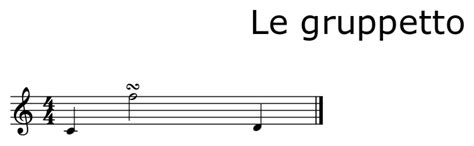 Le Gruppetto Sheet Music For Piano