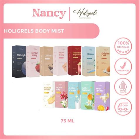 Ready Holigrels Body Mist Series Parfum Badan Ml Bpom Lazada