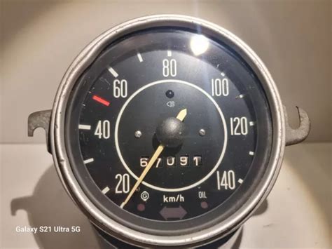 Original Vw K Fer Vdo Tacho Tachometer Kombi Instrument Km H