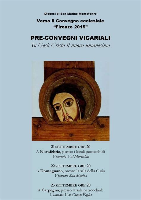 Pre Convegni Vicariali Verso Firenze Diocesi Di San Marino