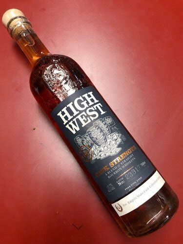 High West Distillery Cask Strength Blended Bourbon Whiskey Crescent